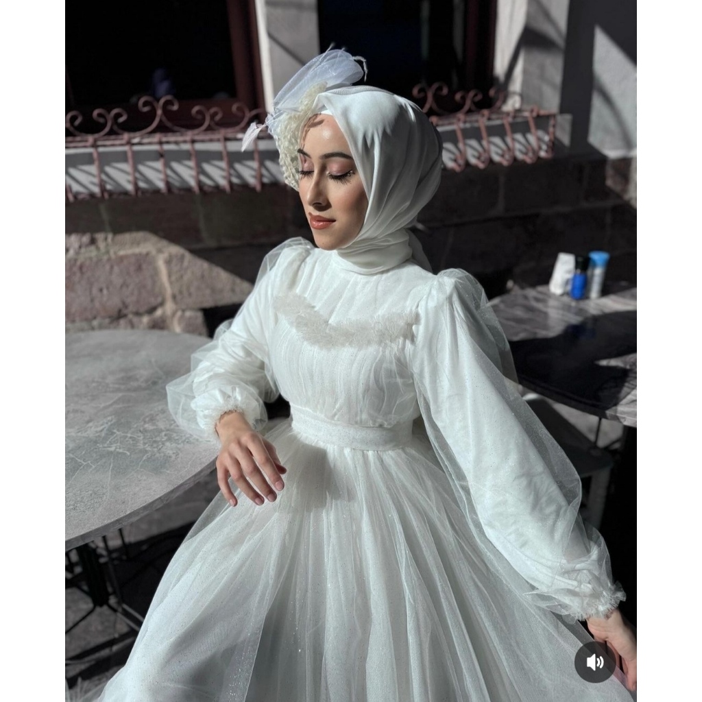 Jual Gaun Tulle Mewah Premium elegant dan murah Untuk kondangan dan ...